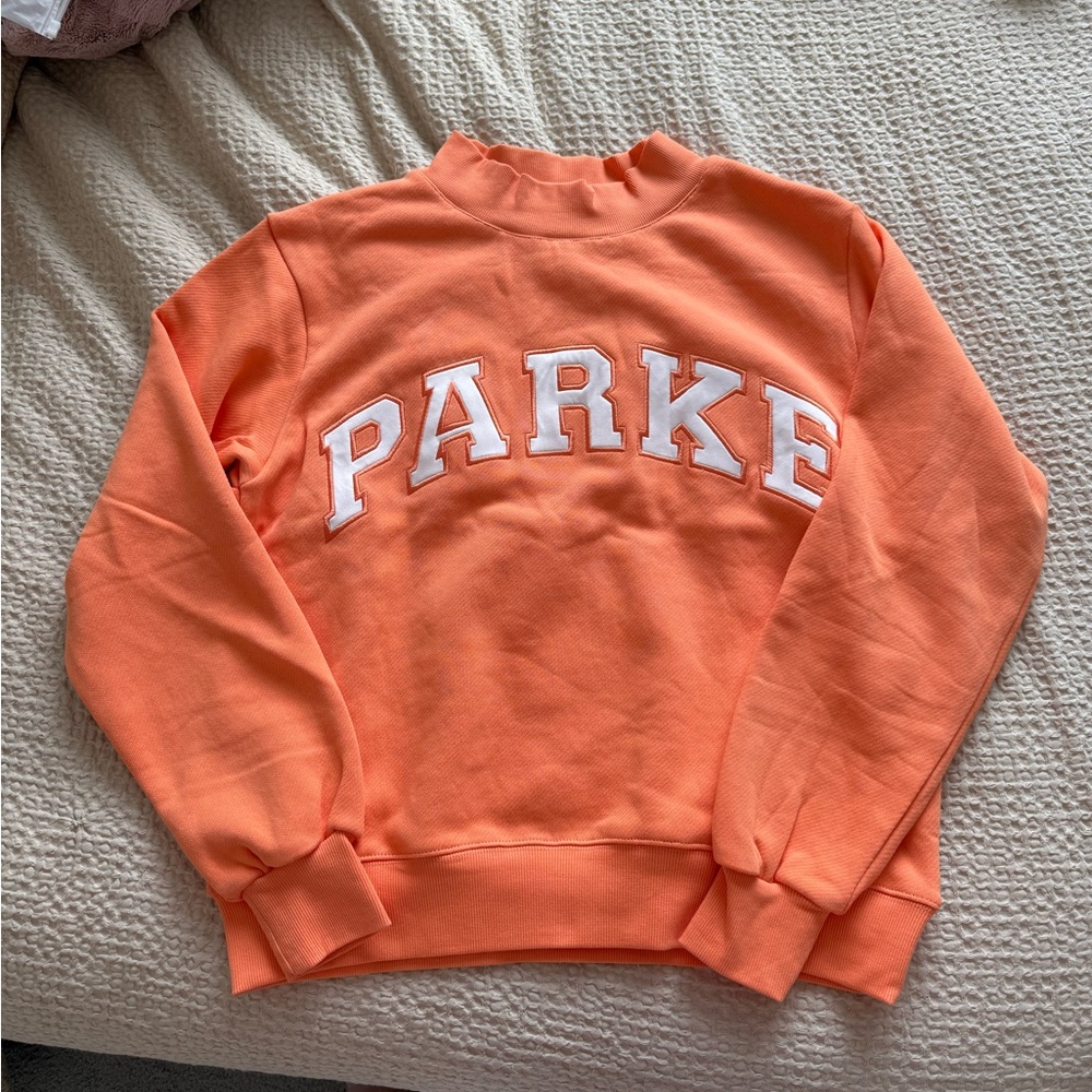 Parke Creamsicle Heritage Varsity Mockneck